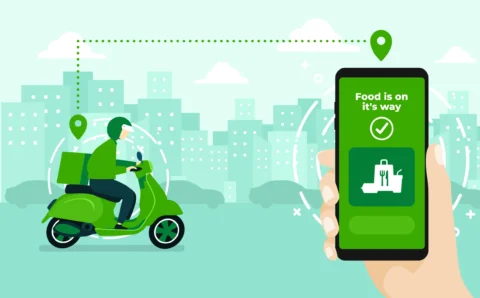 تصميم تطبيق توصيل طلبات