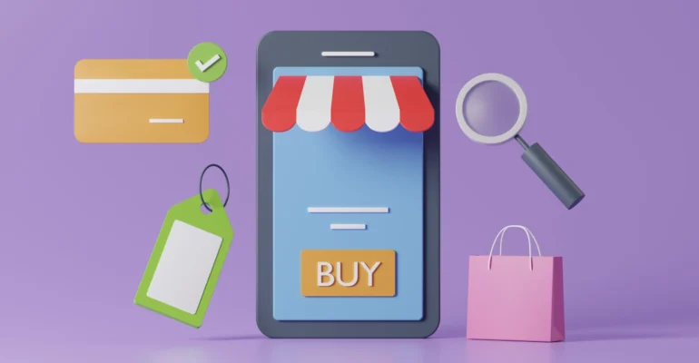 عمل متجر الكتروني